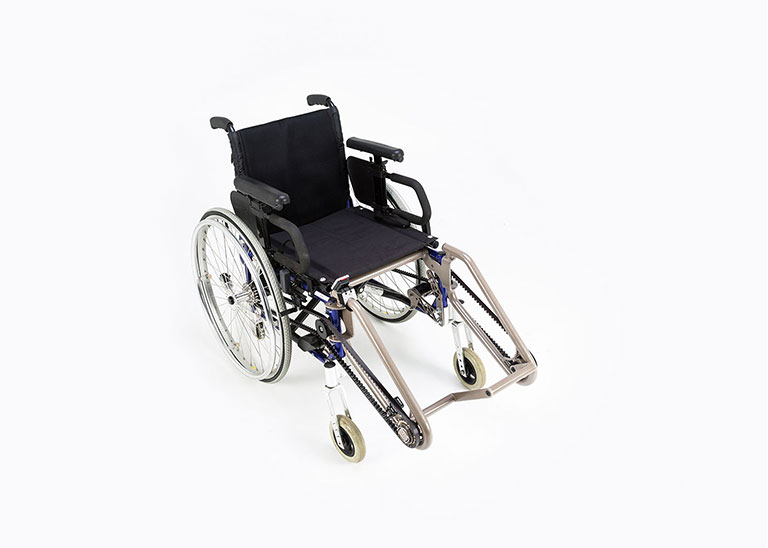 Rehabilitation device for wheelchair